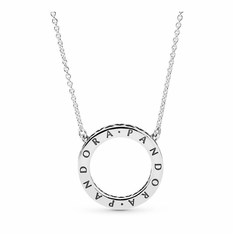 Pandora Circle Of Sparkle Necklace - Sterling Silver/Cubic Zirconia - Canada | AH2285UJ